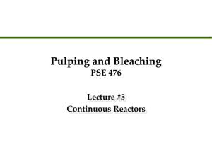 Continuous Digester - Lecture