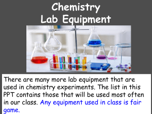 lab equipment for chemistry practical