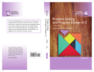 Problem Solving and Program Design in C, Global Edition (Jeri R. Hanly, Elliot B. Koffman) (Z-Library)