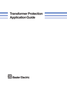 Transformer Protection Application Guide Basler Electric