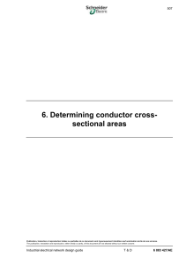 Determining conductor cross sectional ar