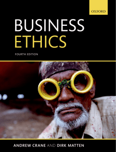 Andrew Crane, Dirk Matten - Business Ethics-Oxford University Press (2016)