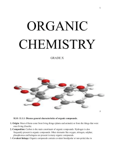 Organic Chemistry - 2022