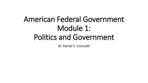 American Federal Government Module 1
