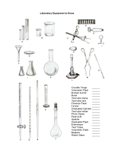 Laboratory Equipment to Know Practice