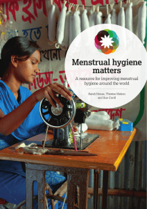 Menstrual hygiene matters low resolution
