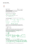 High School Math Problem Matrix Algebra Test: High School Math Problems