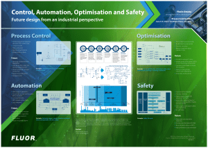 Control, Automation, Optimization and Safety. Future design from an industrial perspective