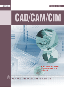 [CAD] CAD-CAM-CIM by P. Radhakrishnan (3rd, New AGE, 2008)