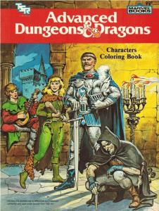 advanced dungeons and dragons characters colouring book (1)