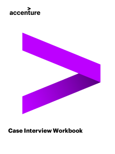 Case Interview Workbook: Problem Solving & Analysis