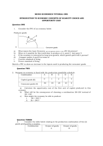 MICRO ECONS-TUTORIAL ONE