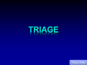 triage Tigray