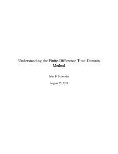 Understanding the Finite-Difference Time-Domain