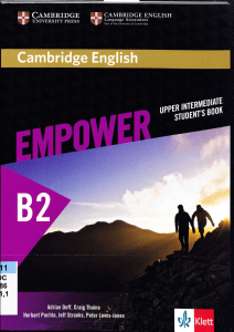 - Empower B2. Student's Book 2015, 177p