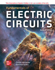Charles Alexander, Matthew Sadiku - Fundamentals of Electric Circuits-McGraw Hill (2020)