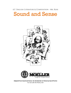 poetry -- sound and sense full text