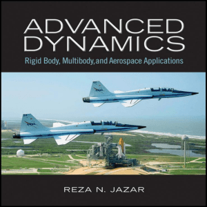 Advanced dynamics reza jazar