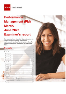 PM MJ23 examiner's report - Final
