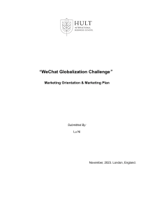 A3-WeChat Globalization Challenge - Nov 2023