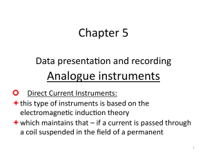 Analogue Instruments