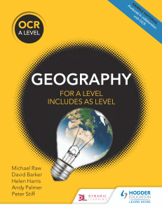 OCR-A-level-Geography-sample-chapter