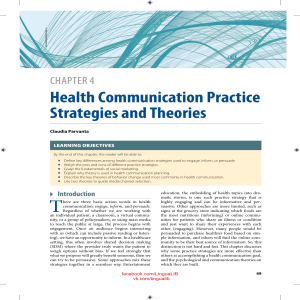 W3-Bass, Sarah  Parvanta, Claudia F. - Health communication   strategies and skills for a new era-Jones & Bartlett Learning (2020)-88-102