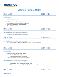 ReleaseNote MXU 4.4R5