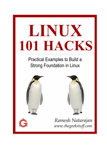 Linux 101 Hacks: Practical Linux Command Examples