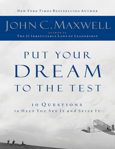 Put-Your-Dream-To-The-Test-John-C.-Maxwell-Christiandiet.com .ng 
