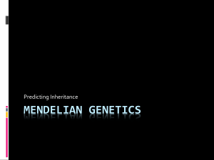 MendelianGeneticsIntro