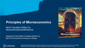 Interdependence & Gains from Trade: Microeconomics