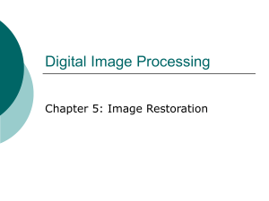 3 Image restoration