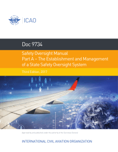ICAO Doc 9734 Safety Oversight Manual