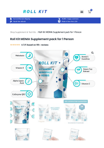 MDMA Supplement Kits