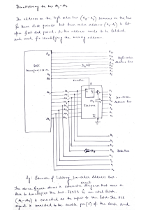 Microprocessor Address Demultiplexing Schematic