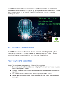ChatGPT Online - Unleash the Power of AI With CGPTOnline.tech
