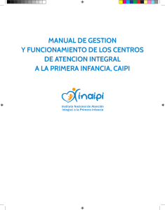 7. Manual de Gestion y Funcionamiento de los Centros de Atencion Integral a la Primera Infancia CAIPI