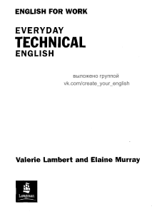 English for Work - Everyday Technical English [EnglishOnlineClub.com]