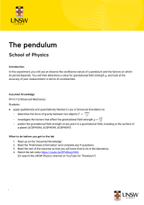 15 - the pendulum