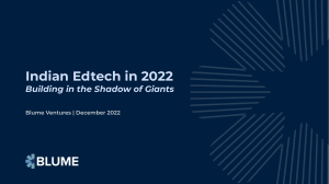 Blume Edtech Report 2022