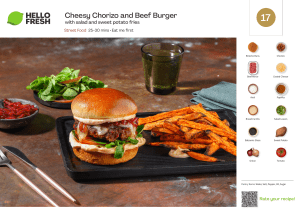 AM1-Cheesy Chrizo and Beef Burger
