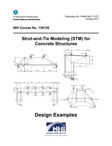 Course 130126 Strut-and-Tie Modeling (STM) for Concrete Structures