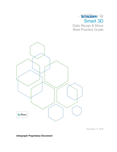 Smart3D DataReuse and Move Best Practice Guide v2016