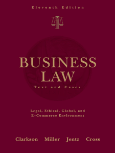 Biz Law book