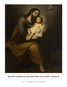 Seven Sundays Devotion to Saint Joseph