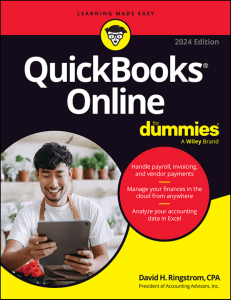 David H. Ringstrom - QuickBooks Online For Dummies-Wiley (2023)