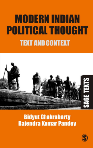 (SAGE Texts) Bidyut Chakrabarty, Rajendra Kumar Pandey - Modern Indian Political Thought  Text and Context-SAGE Publications Pvt. Ltd (2009)