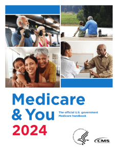 Medicare-and-You The official US governement Medicare handbook 2024