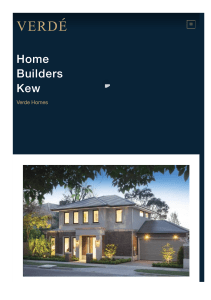 Home Builders Kew